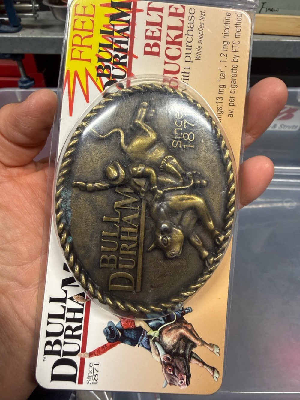 Vintage-Style Brass Belt Buckle - Antique Brass Finish